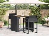 Garden Bar Set Black 3328885