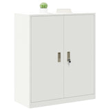 Storage Cabinet White 90 x 40 x 105 cm Steel 891651