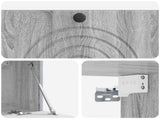 Wall-Mounted TV Cabinet Grey Sonoma 78.5 x 31 x 30 cm 898211