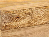 TV Cabinet Solid Mango Wood 110x30x40 cm 246144