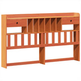Bed Frame without Mattress Wax Brown 180x200 cm Super King Solid Wood Pine 3323487