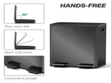 40L Dual Compartment Stainless Steel Bin, with Deodoriser Holders - Glossy Black T3398P344544