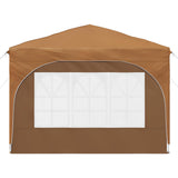 Pop-up Party Tent 290 x 290 x 245 cm Beige 42019859