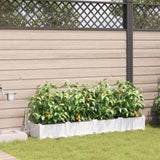 Garden Planter 4 pcs White 160 x 40 x 22 cm PP 42002912
