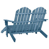 Garden Chair Blue Solid fir wood Large Detachable 315915
