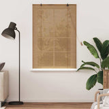 Roller Blind Brown 120 x 160 cm Bamboo 42006856