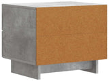 Bedside Cabinet with Drawer Concrete Grey 43 x 34.5 x 47.5 cm 893841