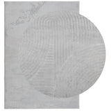 Rug IZA Short Pile Scandinavian Look Grey 120x170 cm 375452