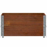 Garden Planter Brown 80x60 cm Solid Wood Pine 3295842