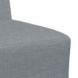Modular Sofa Unit Armless 2 pcs Light Grey 55 x 74 x 82 cm 3399748