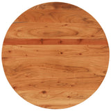 Table Top 80x3.8 cm Round Solid Wood Acacia 370055
