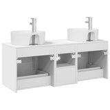 Bathroom Cabinet Set 3 pcs White 49.5 x 44.5 x 65 cm 3405875