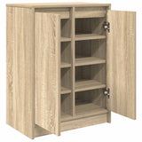 Shoe Cabinet Sonoma Oak 57x34x76 cm Engineered Wood 861870