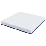Mattress White and Blue 180 x 200 cm Gel Memory Foam 4106344