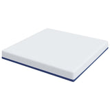 Mattress White and Blue 180 x 200 cm Gel Memory Foam 4106344