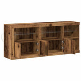 LED Sideboard Old Wood 162 x 37 x 67 cm Engineered Wood 3333110