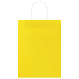 Paper Bags 250 pcs with Handles Yellow 26x12x35 cm 4101786