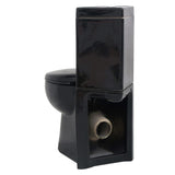 WC Ceramic Toilet Bathroom Corner Toilet Black 141134