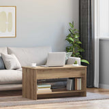 Coffee Table Artisan Oak 80 x 50.5 x 41.5 cm Engineered Wood 879451