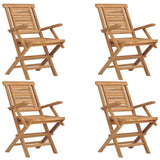 5 Piece Garden Dining Set Solid Wood Teak 3155017