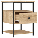 ZNTS Bedside Cabinet Sonoma Oak 40x42x56 cm Engineered Wood 826025