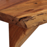Wall Shelves 2 pcs 110x20x18 cm Solid Wood Acacia 337824