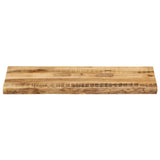 Table Top Live Edge 100x40x3.8 cm Solid Wood Rough Mango 370684