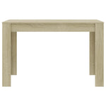 Dining Table Sonoma Oak 120x60x76 cm Engineered Wood 800435