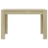 Dining Table Sonoma Oak 120x60x76 cm Engineered Wood 800435
