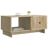 Coffee Table Sonoma Oak 90 x 50 x 40 cm Engineered Wood 894037