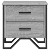 ZNTS Bedside Cabinets 2 pcs Grey Sonoma 40x41x40 cm Engineered Wood 848511