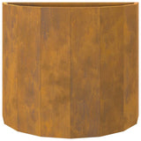 Planter Rusty 60 x 30 x 50 cm Weathering Steel 883723