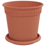 Plant Pots 24 pcs Brick Red 17 x 14 cm Plastic 3403264