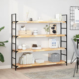 Floating Shelves 2 pcs 160x30x4 cm Untreated Solid Wood Acacia 3279468