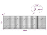 Gabion with 5 mm Wire and 5x5 cm Mesh 250x10x100 cm 3463967