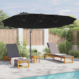 Umbrella Black 372 x 198 x 243 cm Polyester and Aluminium 42003379