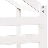 Kids' Bed Roof White 188x97x113 cm Solid Wood Pine 846880