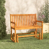 Swing Bench Brown Solid acacia wood 110 cm Swing Bench 316608