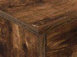 Bedside Table Smoked Oak 40.5 x 40 x 48 cm Engineered Wood 891064