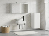 Bathroom Cabinet Set 4 pcs White Engineered Wood 3407367