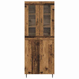 Highboard 2 pcs Old Wood Engineered Wood 3415634