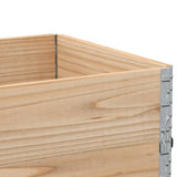 Garden Planter 80x60 cm Solid Wood Pine 3295419