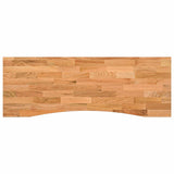 Desk Black and Light Brown 140 x 60 cm Solid Oak Wood 3426554