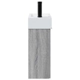 Bathroom Vanity Unit with Tap Grey Sonoma 45.5 x 22.5 x 84 cm 889430