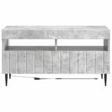 LED TV Cabinet Concrete Grey Engineered Wood 896558