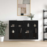 Wall Mounted Cabinets 2 pcs Black oak 69.5 x 34 x 90 cm 3394538