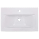 ZNTS Bathroom Furniture Set White Engineered Wood 3071180