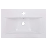 ZNTS Bathroom Furniture Set White Engineered Wood 3071180