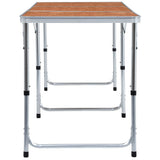 Foldable Camping Table Aluminium 180x60 cm 48174