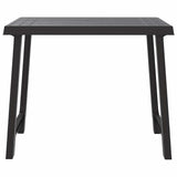 Camping Table Anthracite 79x56x64 cm PP Wooden Look 364735